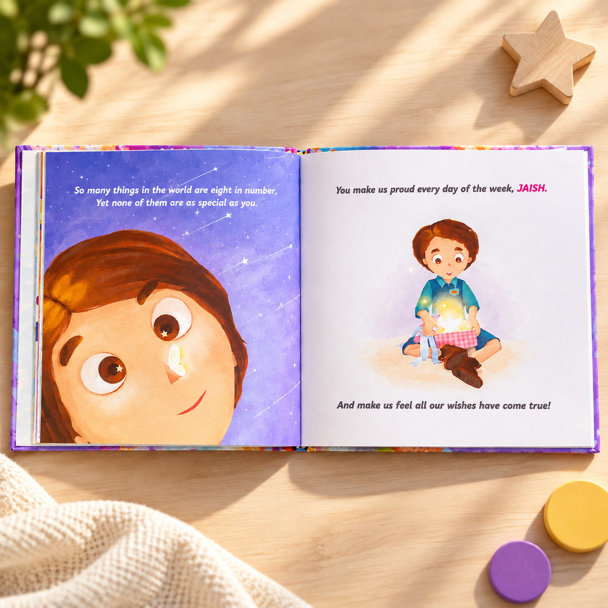 Happy 8th Birthday — Personalised Children's Book