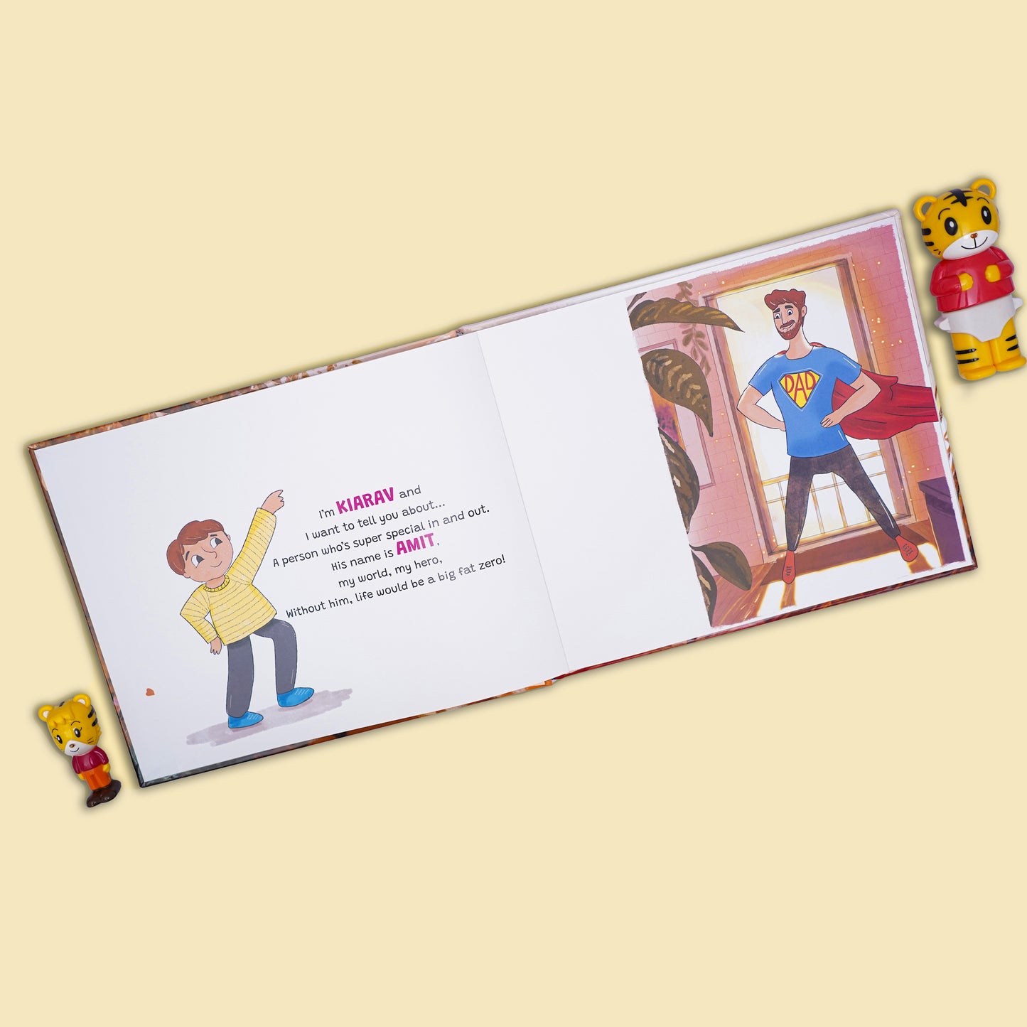 I LOVE DADDY/ Happy Father's Day Personalized Children's Book