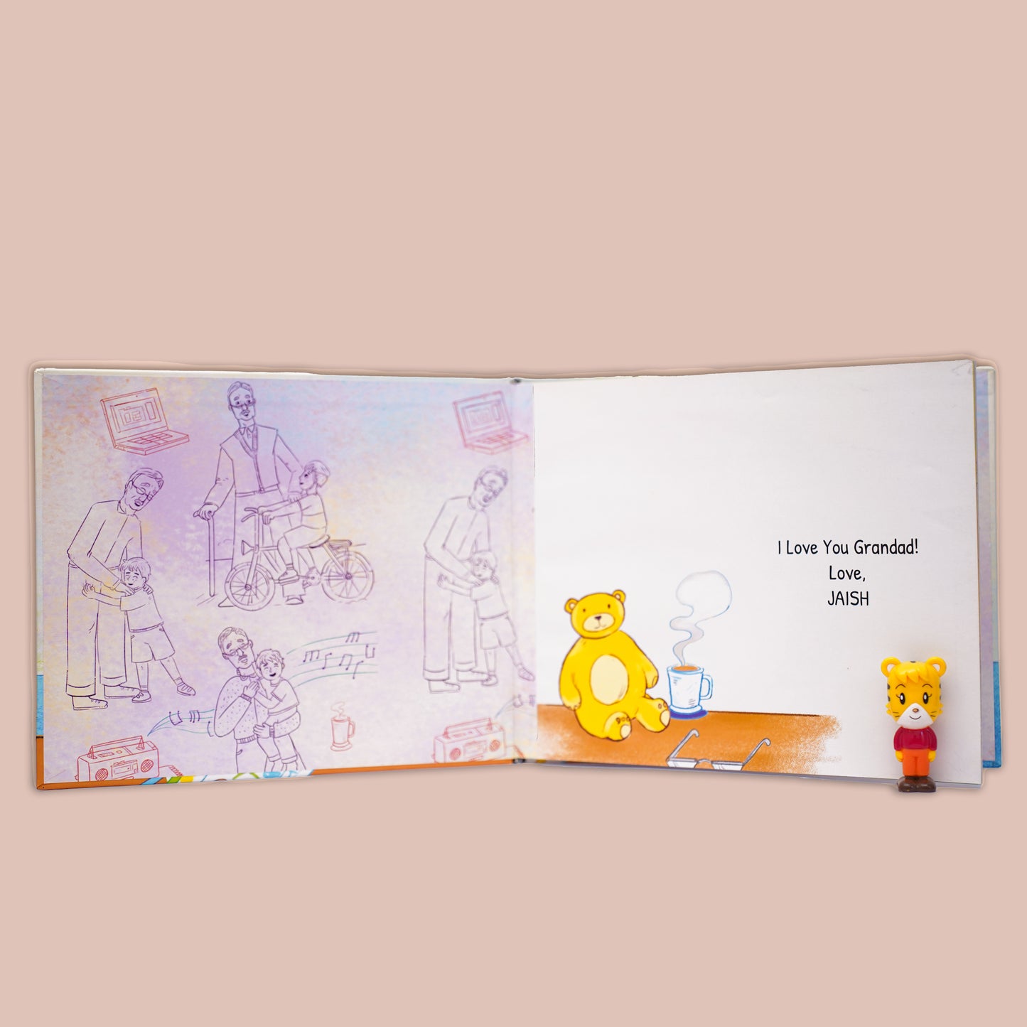 I Love You GrandPa - From Grandchild's Name - Personalized Chidren's Book