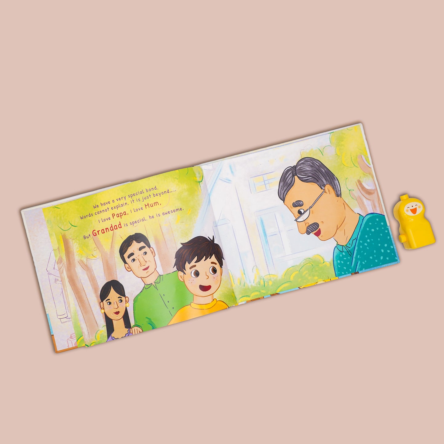 I Love You GrandPa - From Grandchild's Name - Personalized Chidren's Book