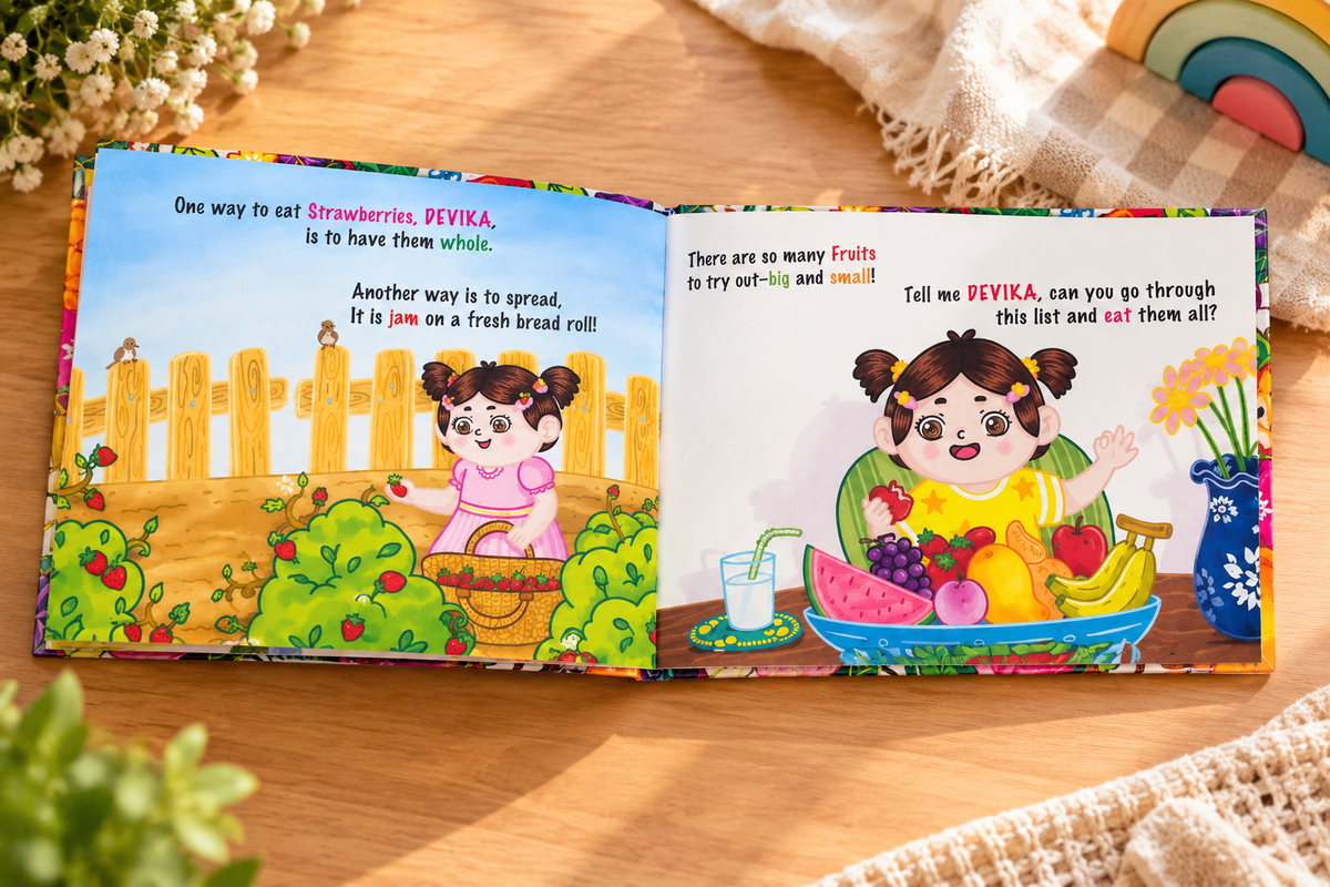 Fruits — Personalised Children's Board Book