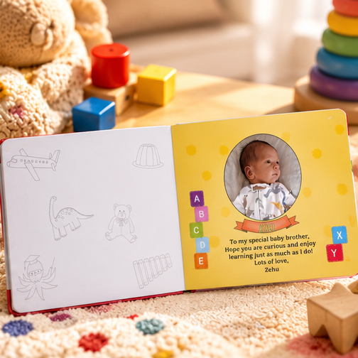 Alphabets — Personalised Children's Board Book