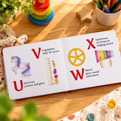 Alphabets — Personalised Children's Board Book