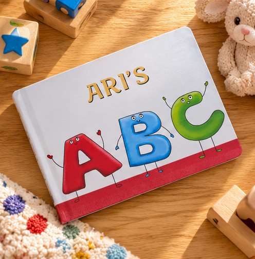 Alphabets — Personalised Children's Board Book