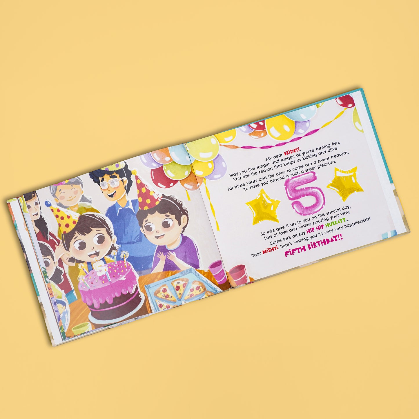 Happy 5th Birthday - Personalized Children's Book