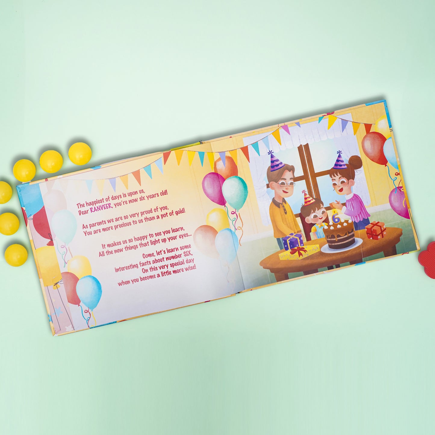 Happy 6th Birthday - Personalized Children's Book