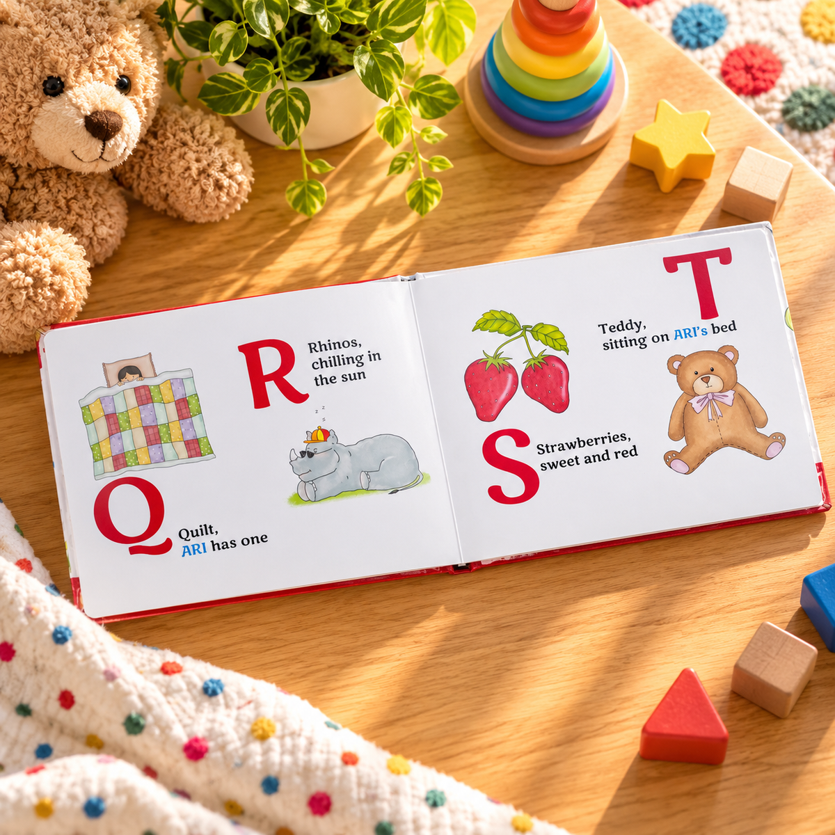 Alphabets — Personalised Children's Board Book