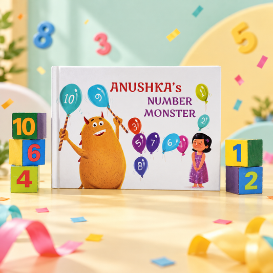 Numbers — Personalised Children's Board Book
