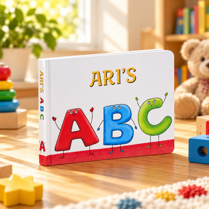Alphabets — Personalised Children's Board Book