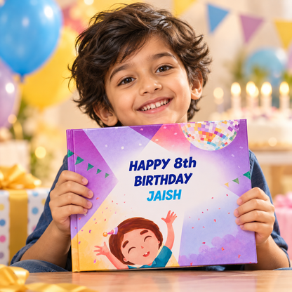 Happy 8th Birthday — Personalised Children's Book