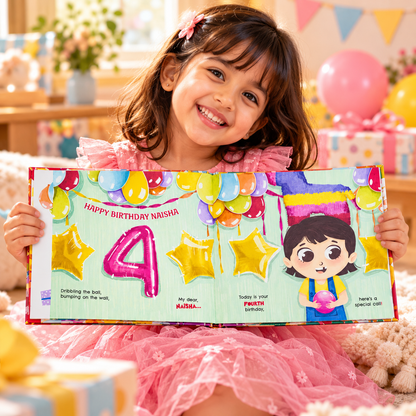 Happy 4th Birthday — Personalised Children's Book