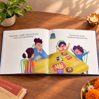 Happy Diwali - Personalised Book for 2 Kids