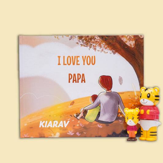 I LOVE DADDY/ Happy Father's Day Personalized Children's Book