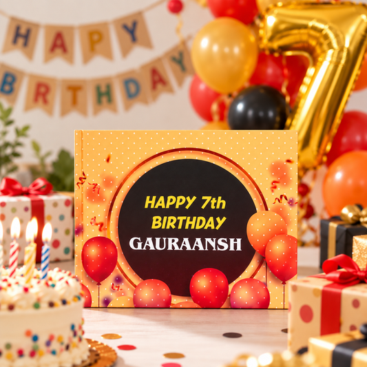 Happy 7th Birthday — Personalised Children's Book