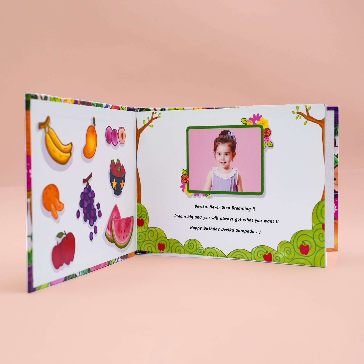 FRUITS - Personalized Children’s BoardBook
