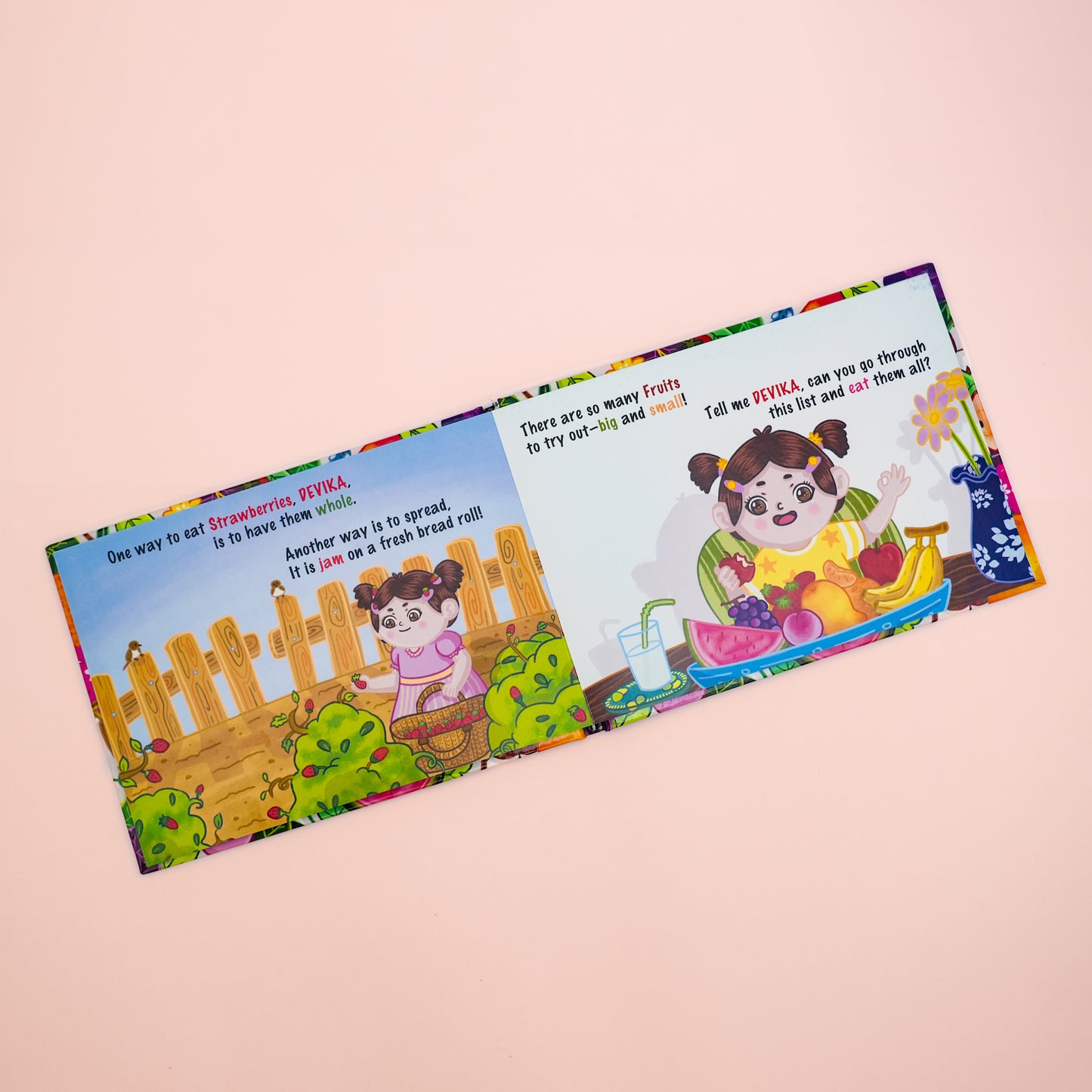FRUITS - Personalized Children’s BoardBook