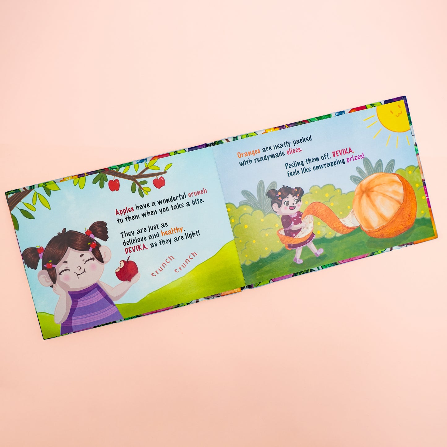 FRUITS - Personalized Children’s BoardBook