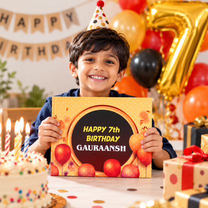 Happy 7th Birthday — Personalised Children's Book