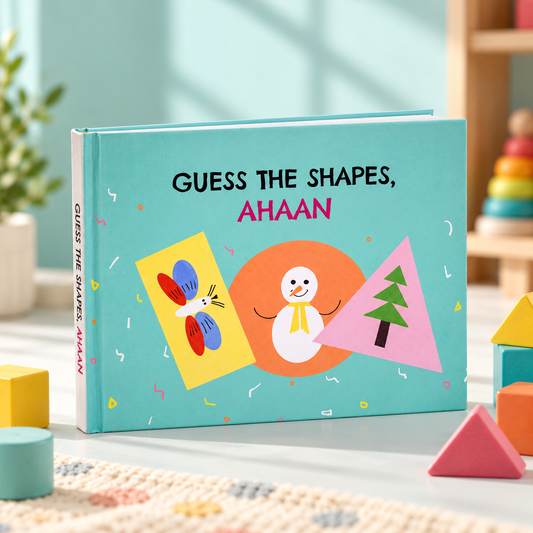 Shapes — Personalised Children's Board Book