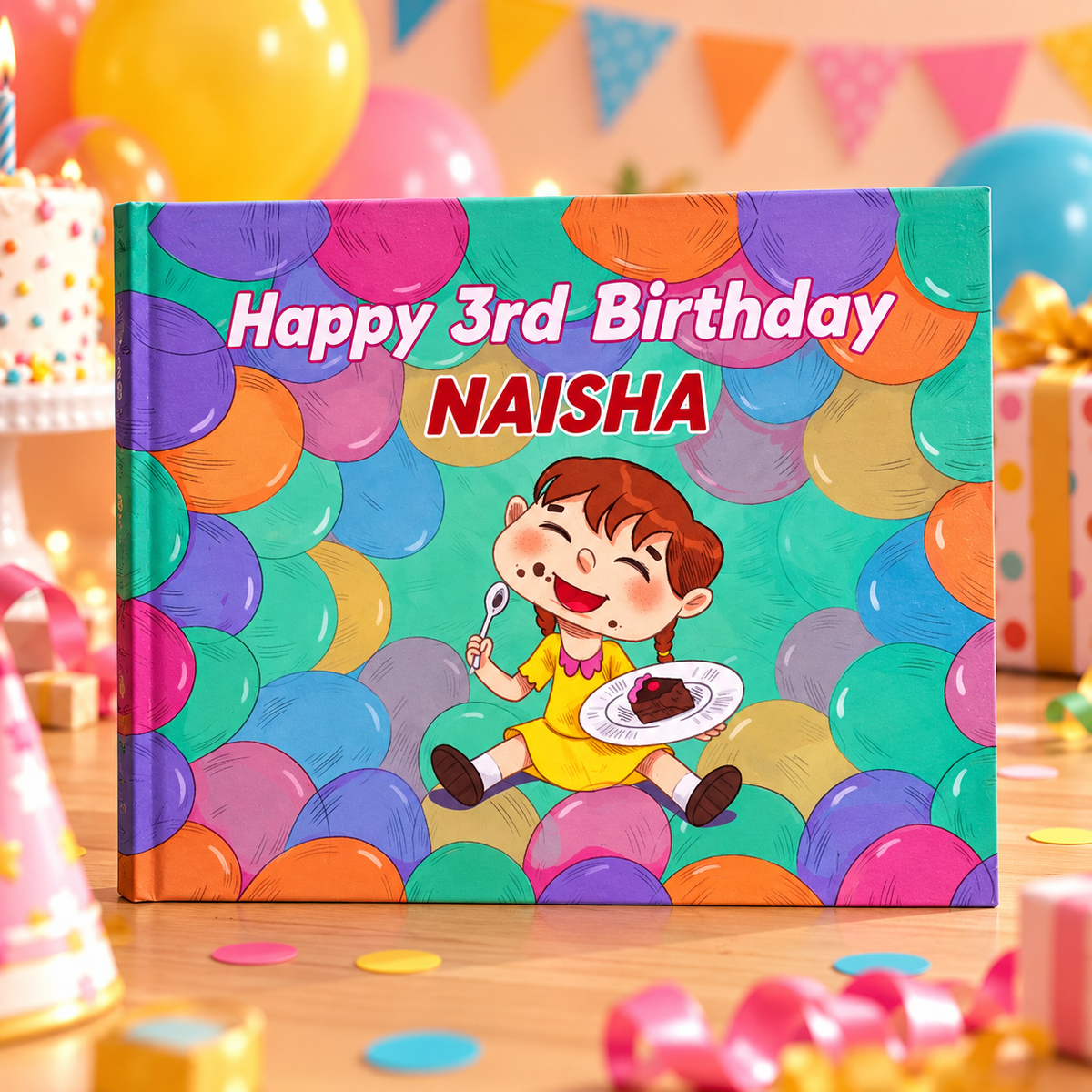 Happy 3rd Birthday — Personalised Children's Book