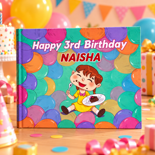 Happy 3rd Birthday — Personalised Children's Book