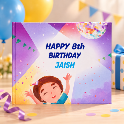 Happy 8th Birthday — Personalised Children's Book