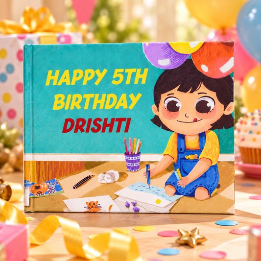 Happy 5th Birthday — Personalised Children's Book
