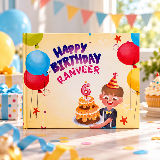Happy 6th Birthday — Personalised Children's Book