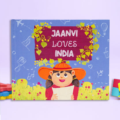 TRAVEL IN INDIA - Personalized Children's Book