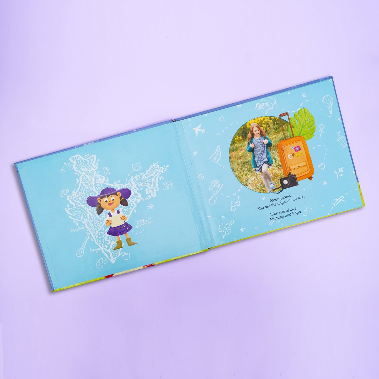 TRAVEL IN INDIA - Personalized Children's Book