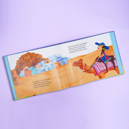 TRAVEL IN INDIA - Personalized Children's Book