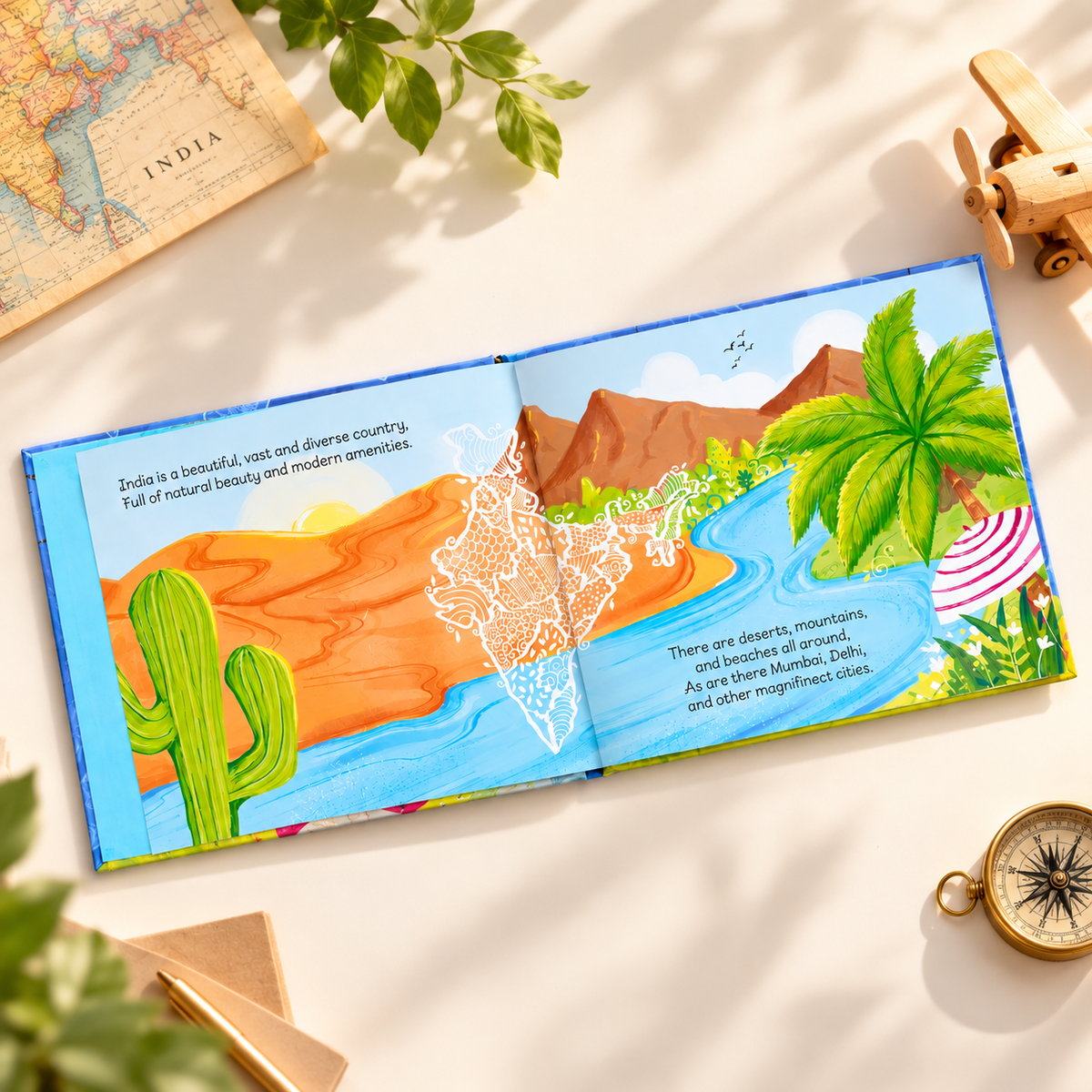 Travel in India — Personalised Children's Book