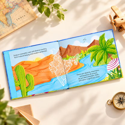 Travel in India — Personalised Children's Book