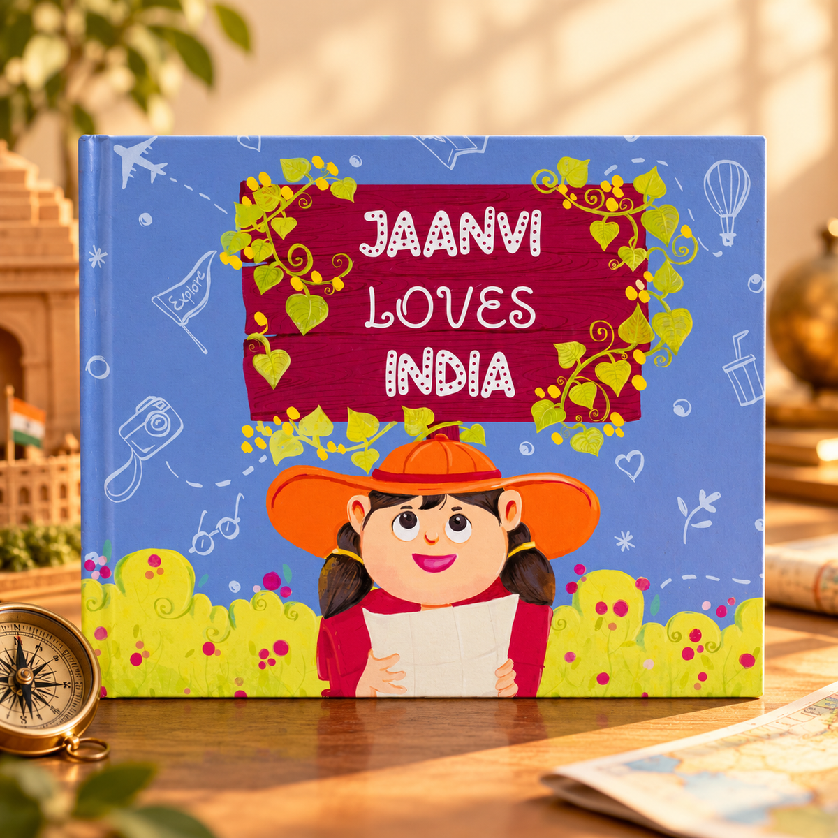 Travel in India — Personalised Children's Book