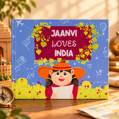 Travel in India — Personalised Children's Book