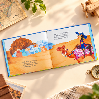 Travel in India — Personalised Children's Book