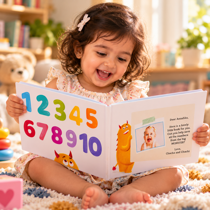 Numbers — Personalised Children's Board Book