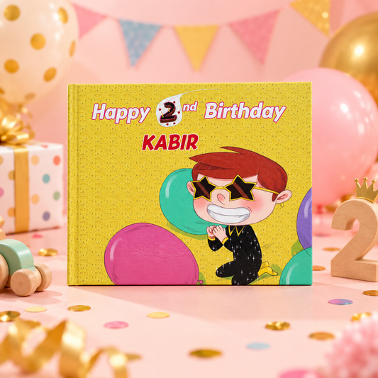Happy 2nd Birthday — Personalised Children's Book