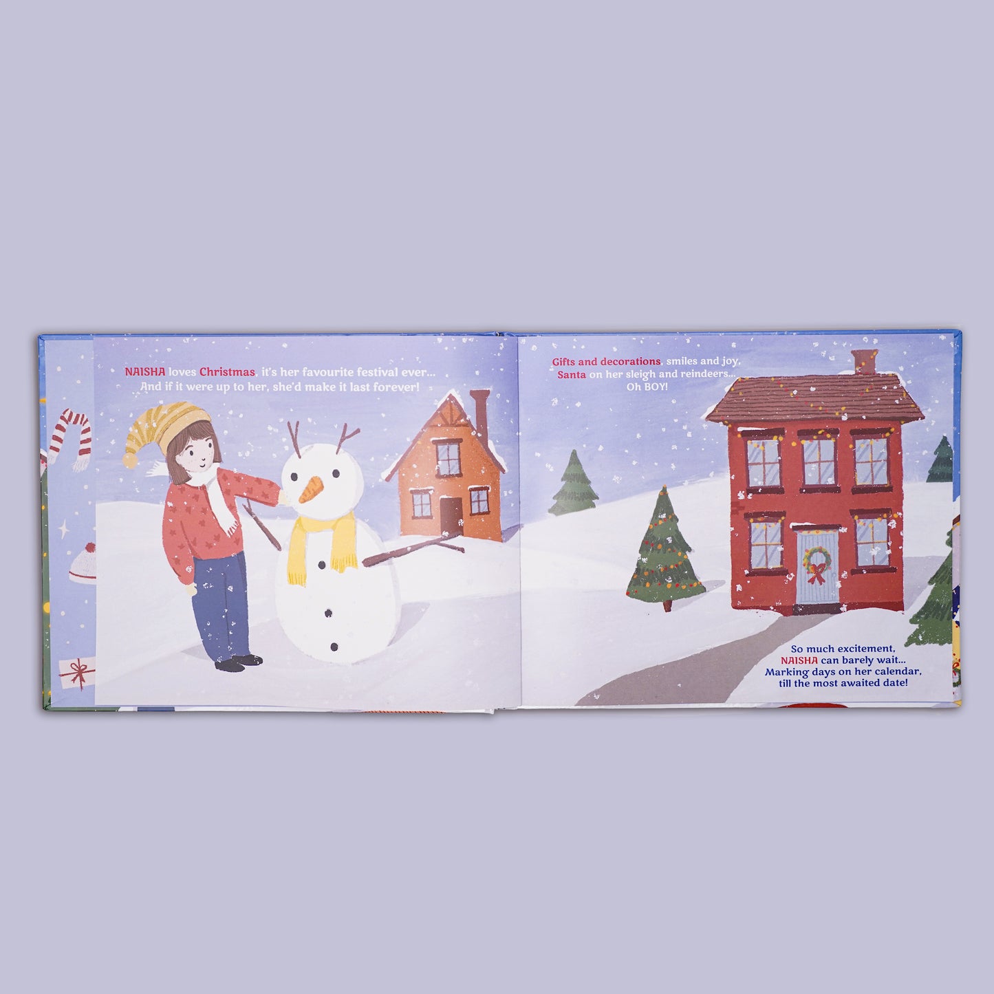"Merry Christmas" Personalized Children's Book