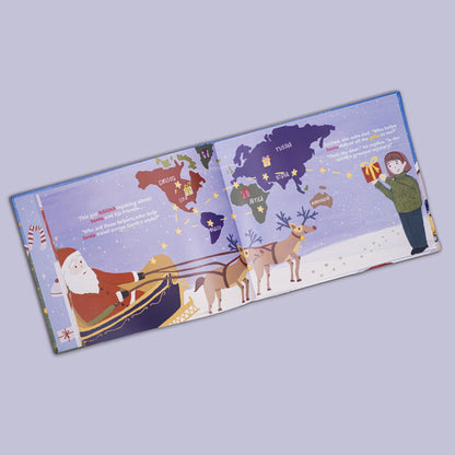 "Merry Christmas" Personalized Children's Book