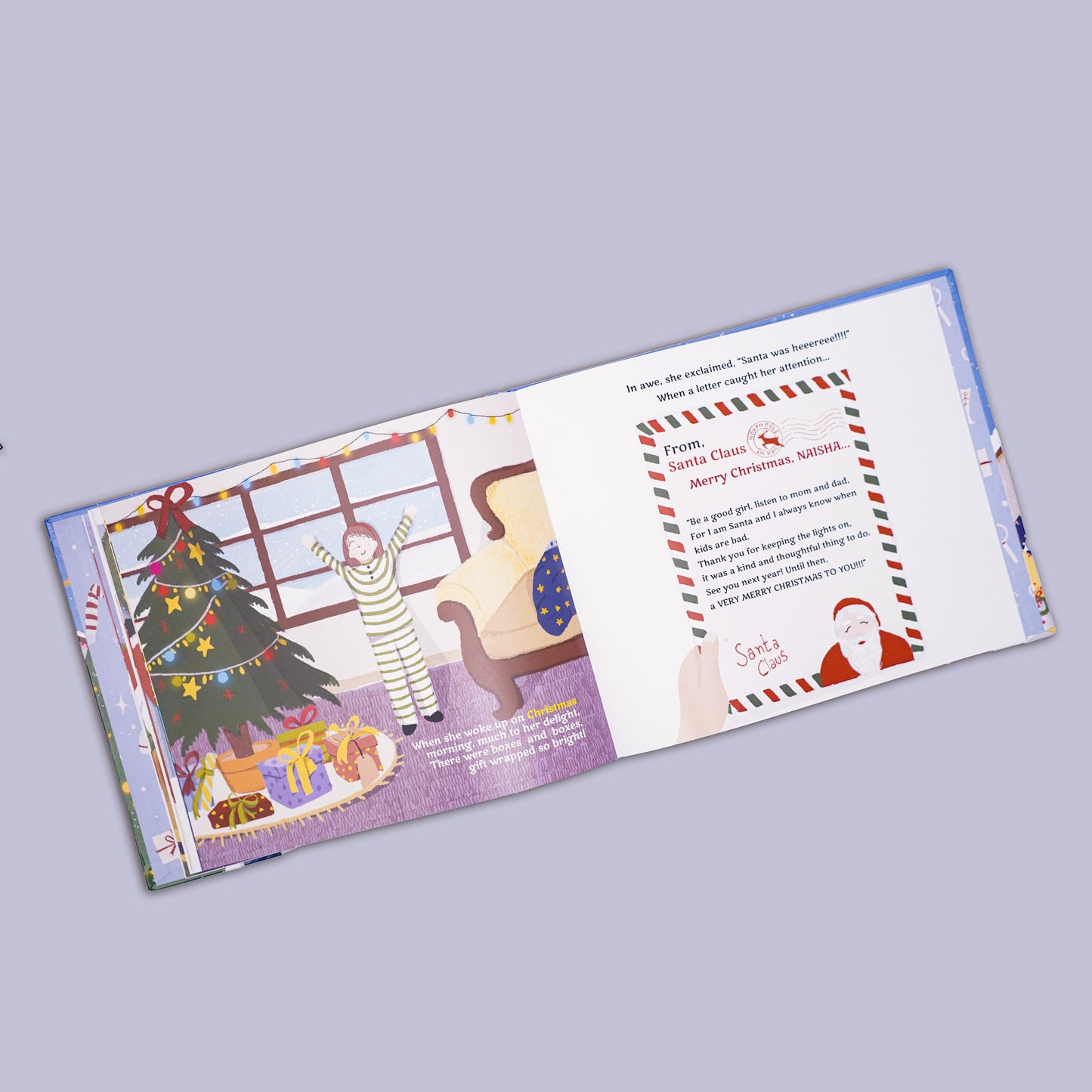 "Merry Christmas" Personalized Children's Book