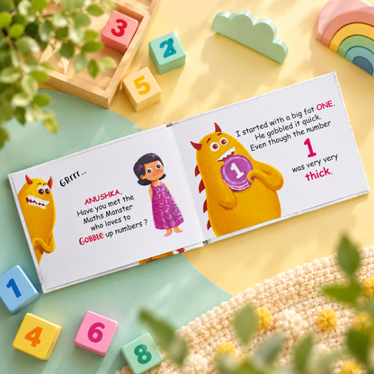 Numbers — Personalised Children's Board Book