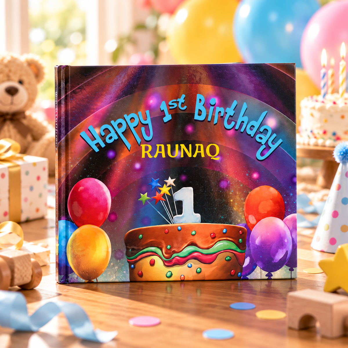 Happy 1st Birthday — Personalised Children's Book