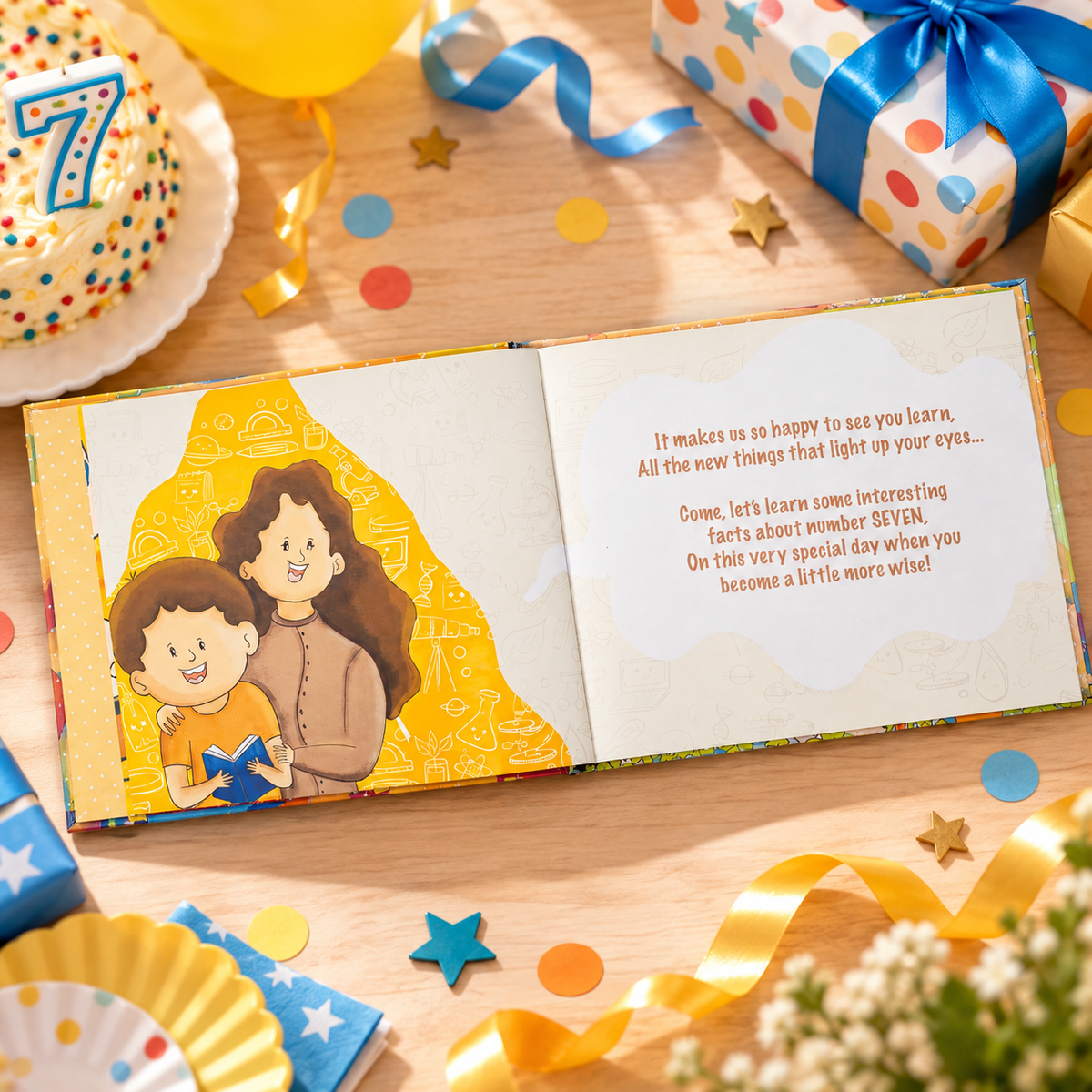 Happy 7th Birthday — Personalised Children's Book