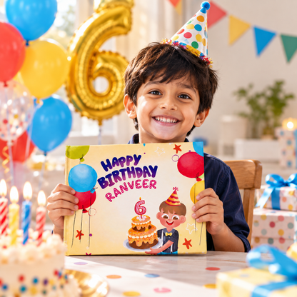 Happy 6th Birthday — Personalised Children's Book