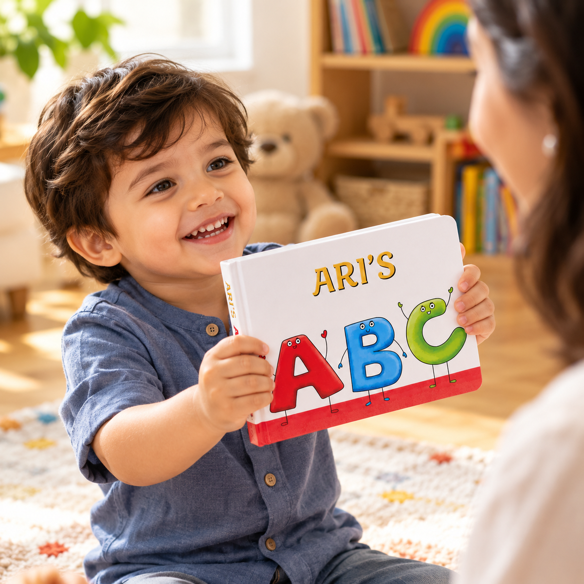 Alphabets — Personalised Children's Board Book