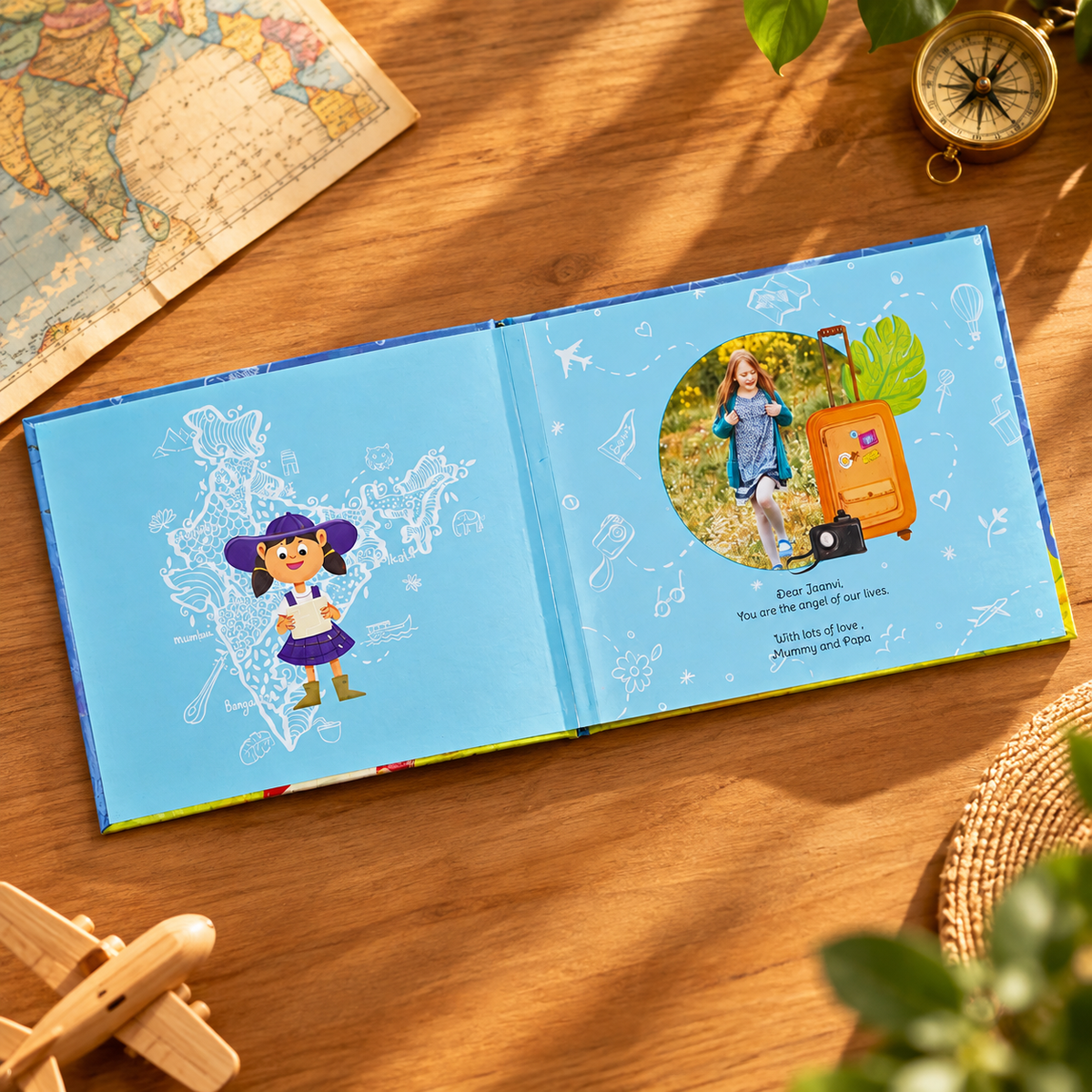 Travel in India — Personalised Children's Book