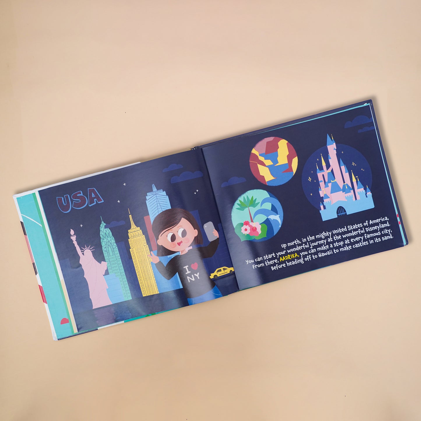 AROUND THE WORLD - Personalized Children's Book