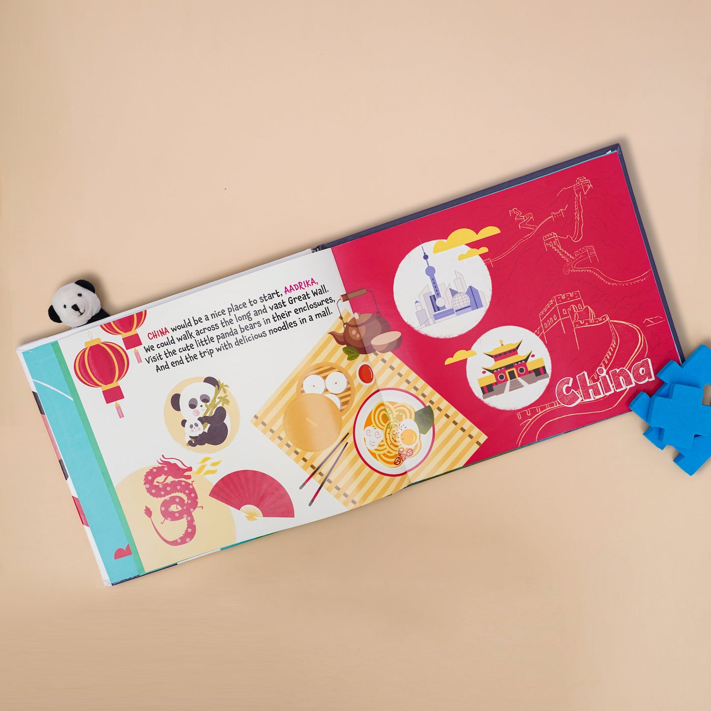 AROUND THE WORLD - Personalized Children's Book