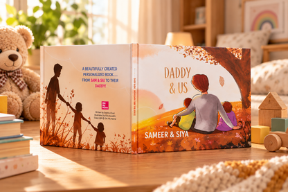 I Love Daddy — Personalised Father's Day Book from 2 kids